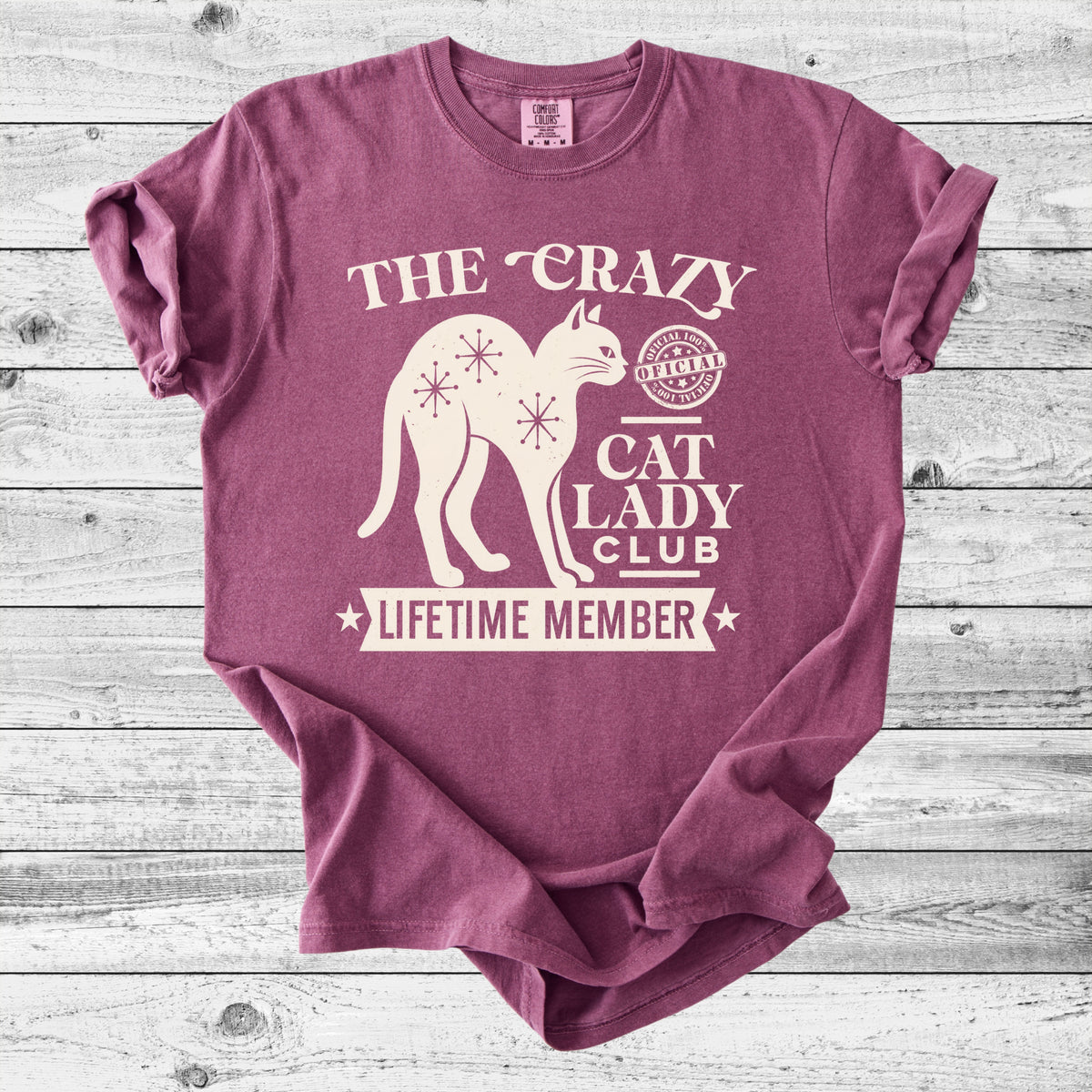 The Crazy Cat Lady Club T-Shirt | Funny Cat Mom Gift