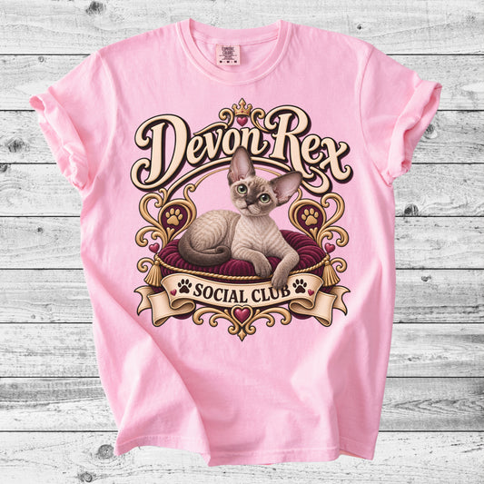 Devon Rex Cat T-Shirt | Cute Devon Rex Mom Gift