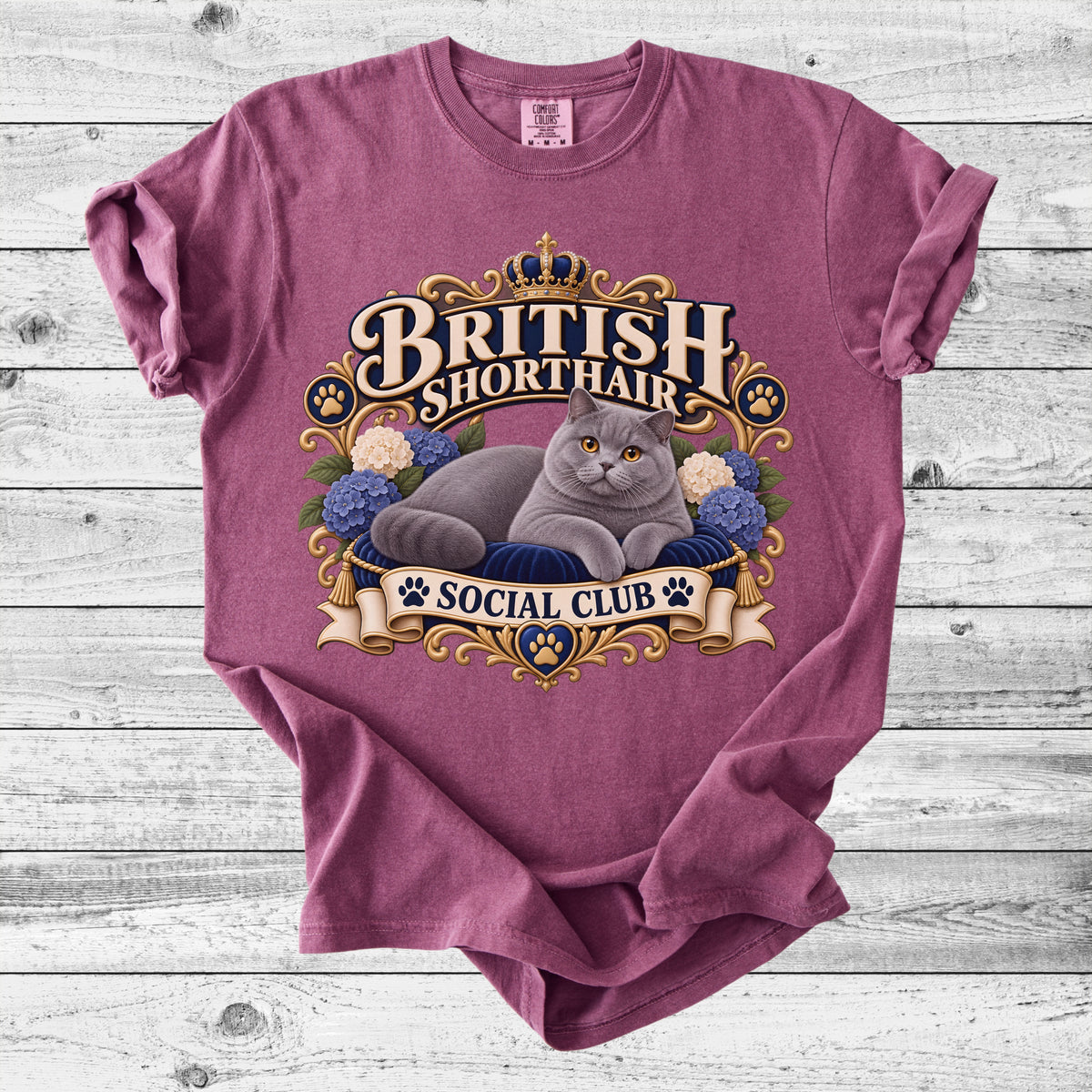British Shorthair T-Shirt | Cute BSH Cat Mom Gift