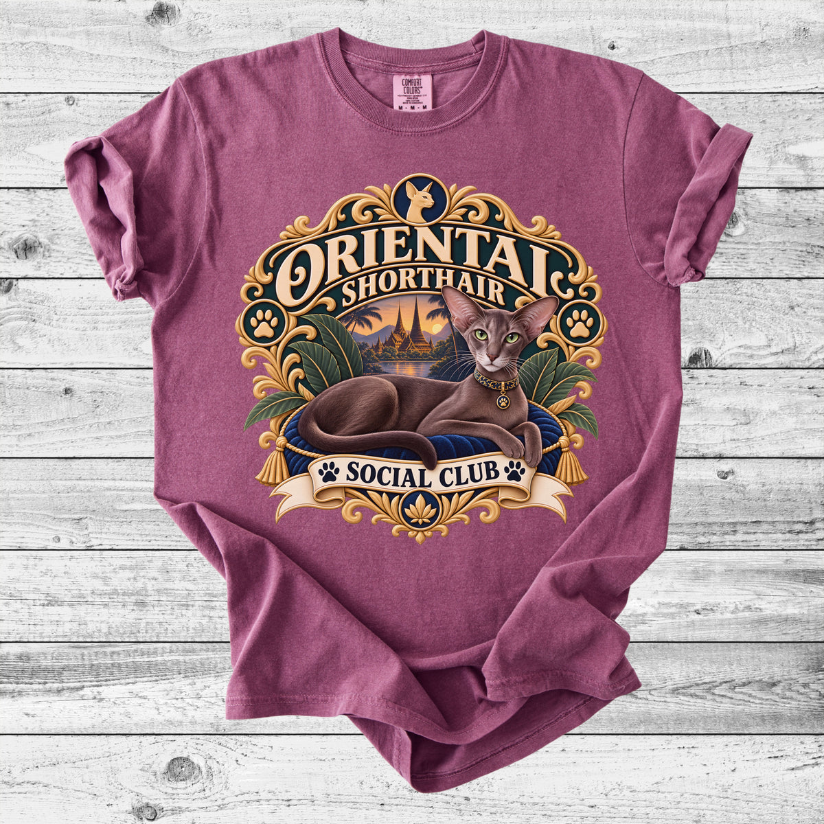 Oriental Shorthair Cat T-Shirt | Cute Oriental Cat Mom Gift