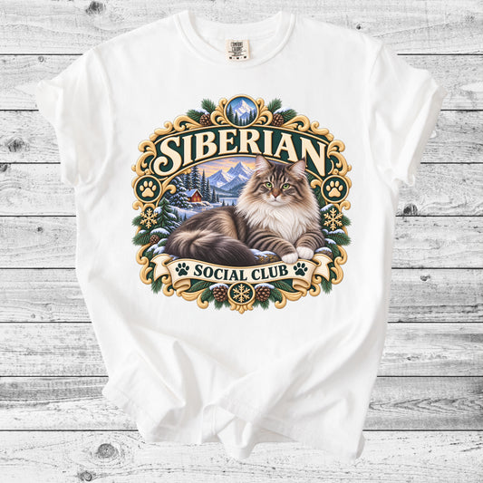 Siberian Cat T-Shirt | Perfect Siberian Cat Mom Gift