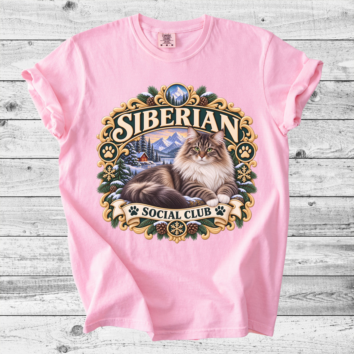 Siberian Cat T-Shirt | Perfect Siberian Cat Mom Gift