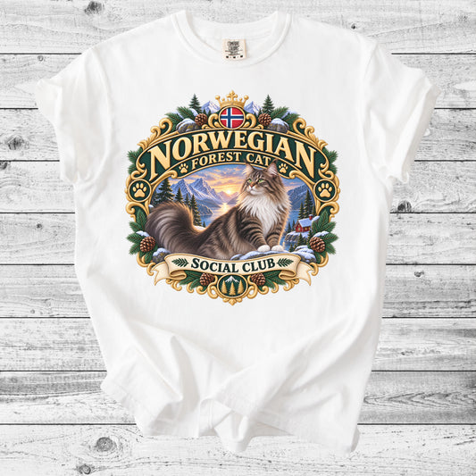 Norwegian Forest Cat T-Shirt | Cute Wegie Mom Gift