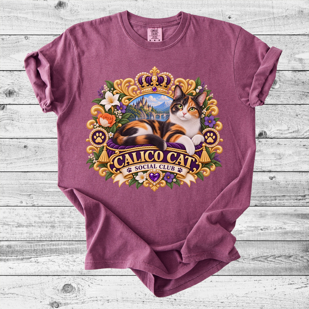 Calico Cat T-Shirt | Cute Calico Cat Mom Gift