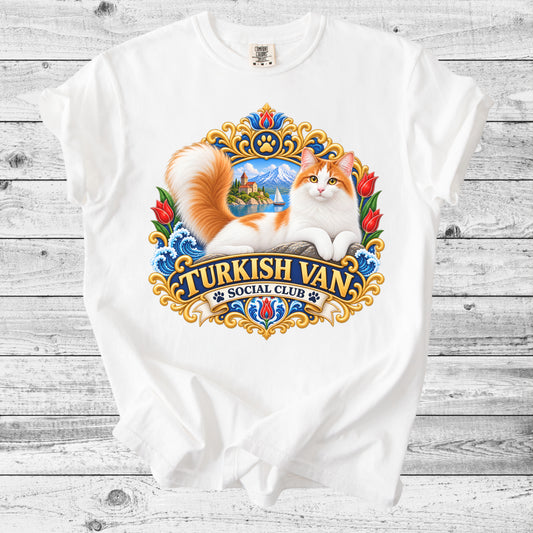 Turkish Van Cat T-Shirt | Cute Turkish Van Mom Gift