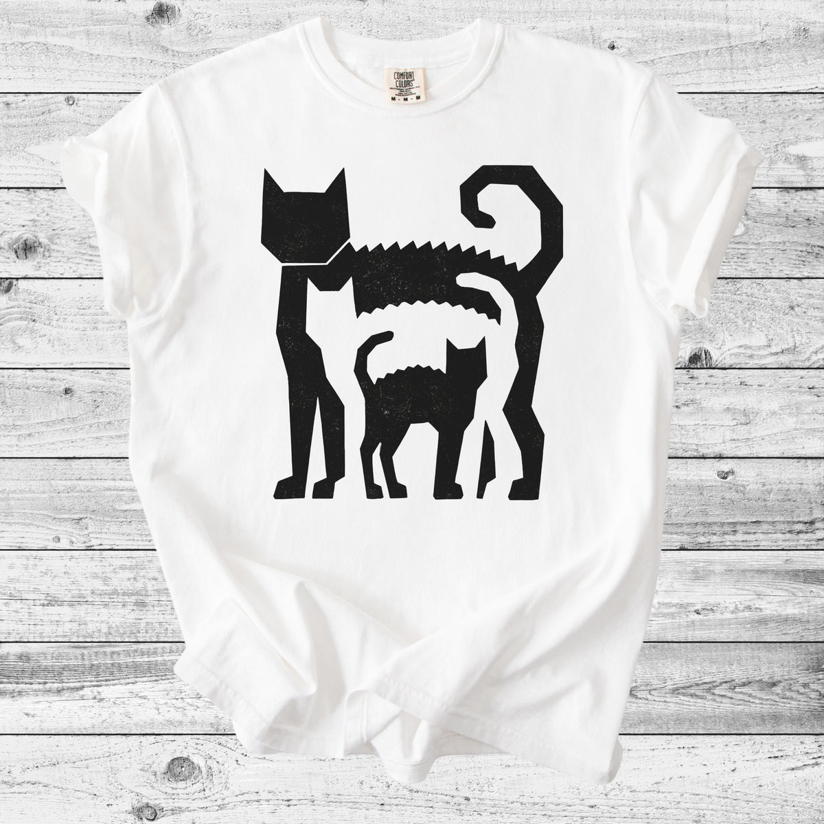 Artistic Cat T-Shirt | Minimalist Cat Lover Gift