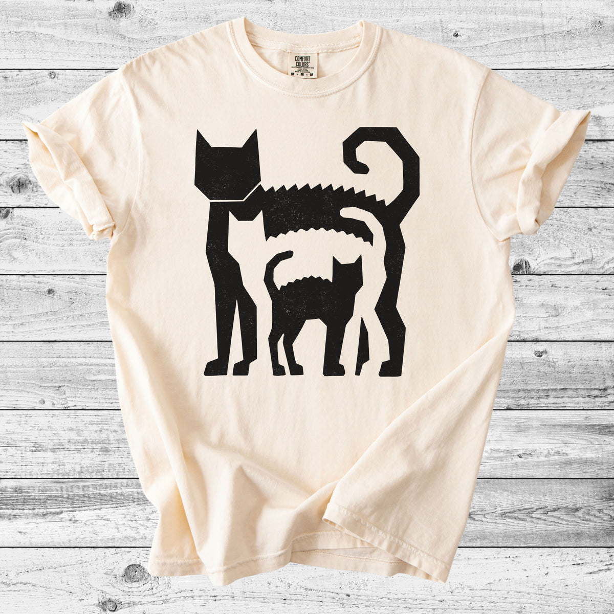 Artistic Cat T-Shirt | Minimalist Cat Lover Gift
