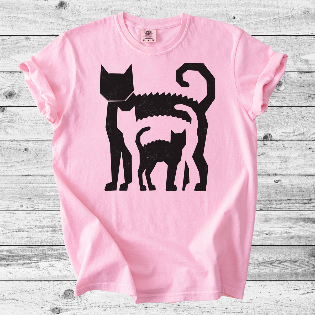 Artistic Cat T-Shirt | Minimalist Cat Lover Gift