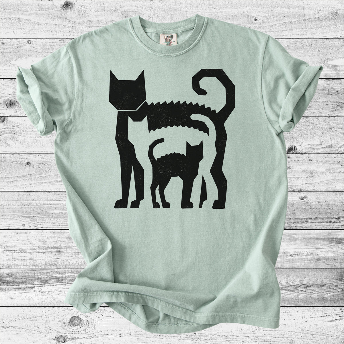Artistic Cat T-Shirt | Minimalist Cat Lover Gift