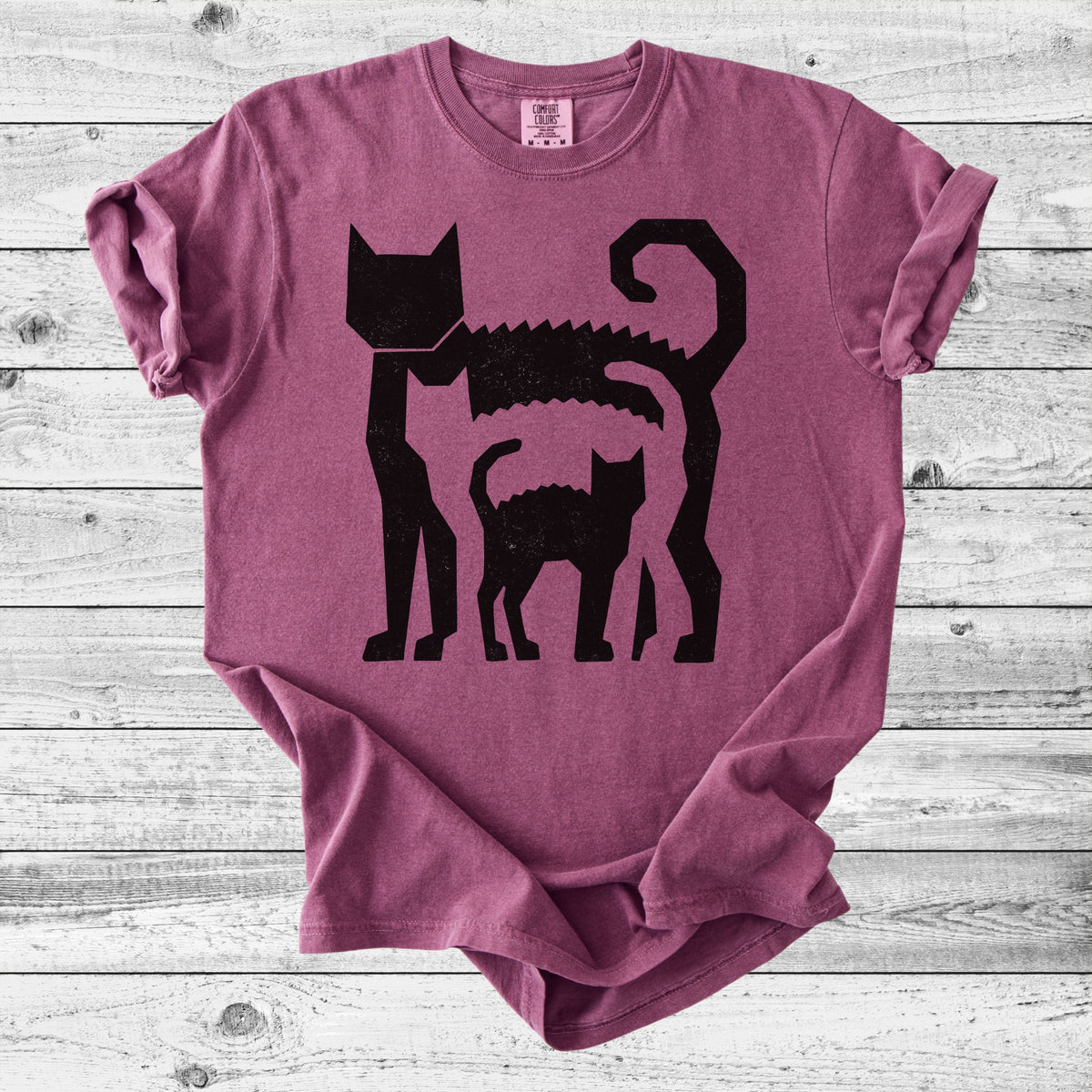 Artistic Cat T-Shirt | Minimalist Cat Lover Gift