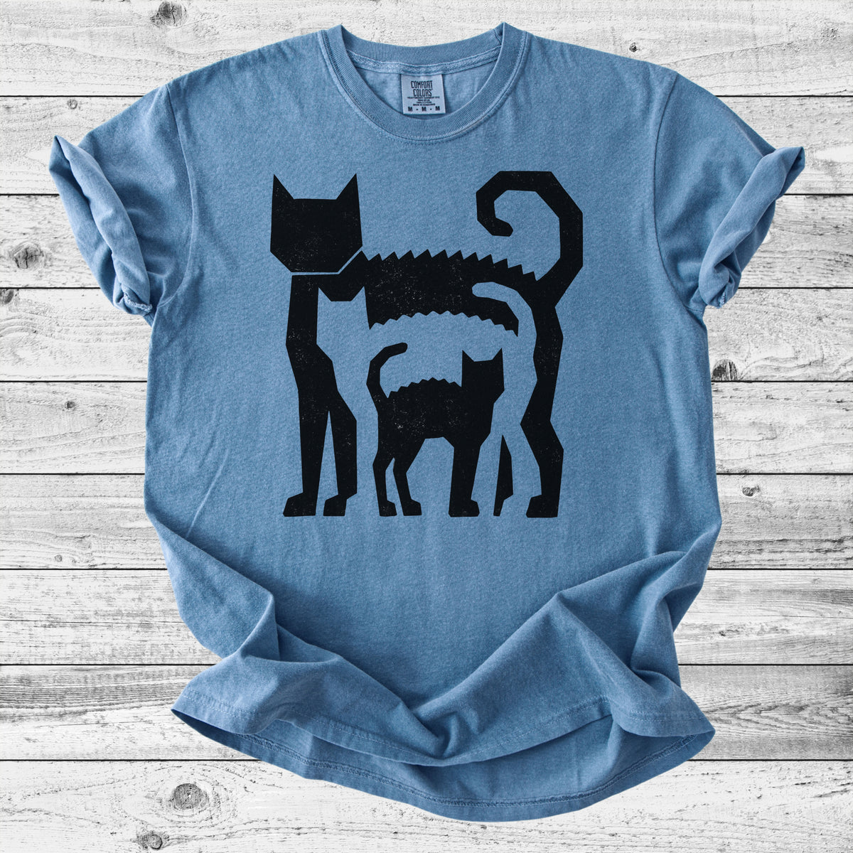 Artistic Cat T-Shirt | Minimalist Cat Lover Gift