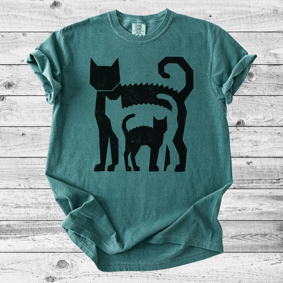 Artistic Cat T-Shirt | Minimalist Cat Lover Gift