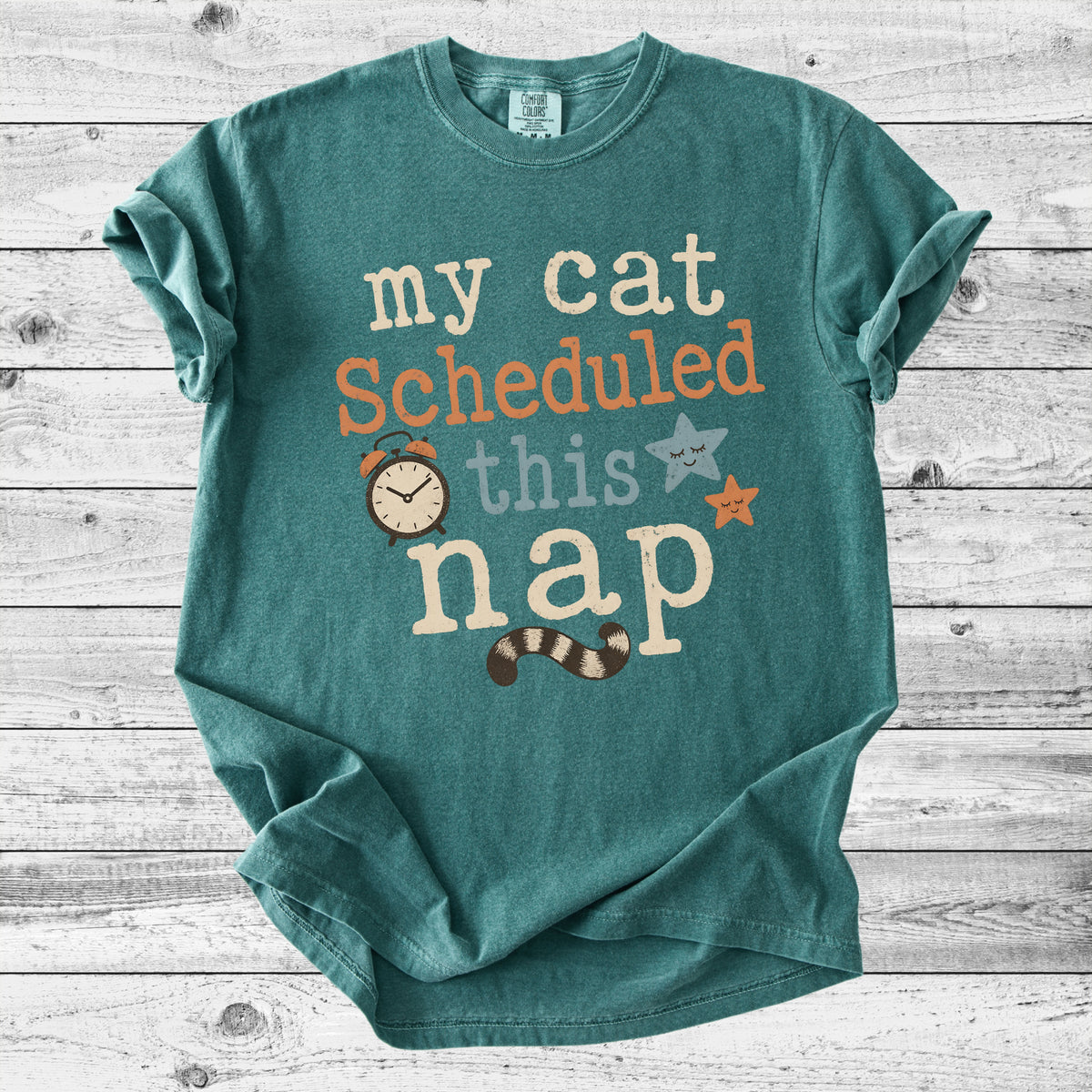 My Cat Scheduled This Nap T-Shirt | Funny Cat Mom Gift
