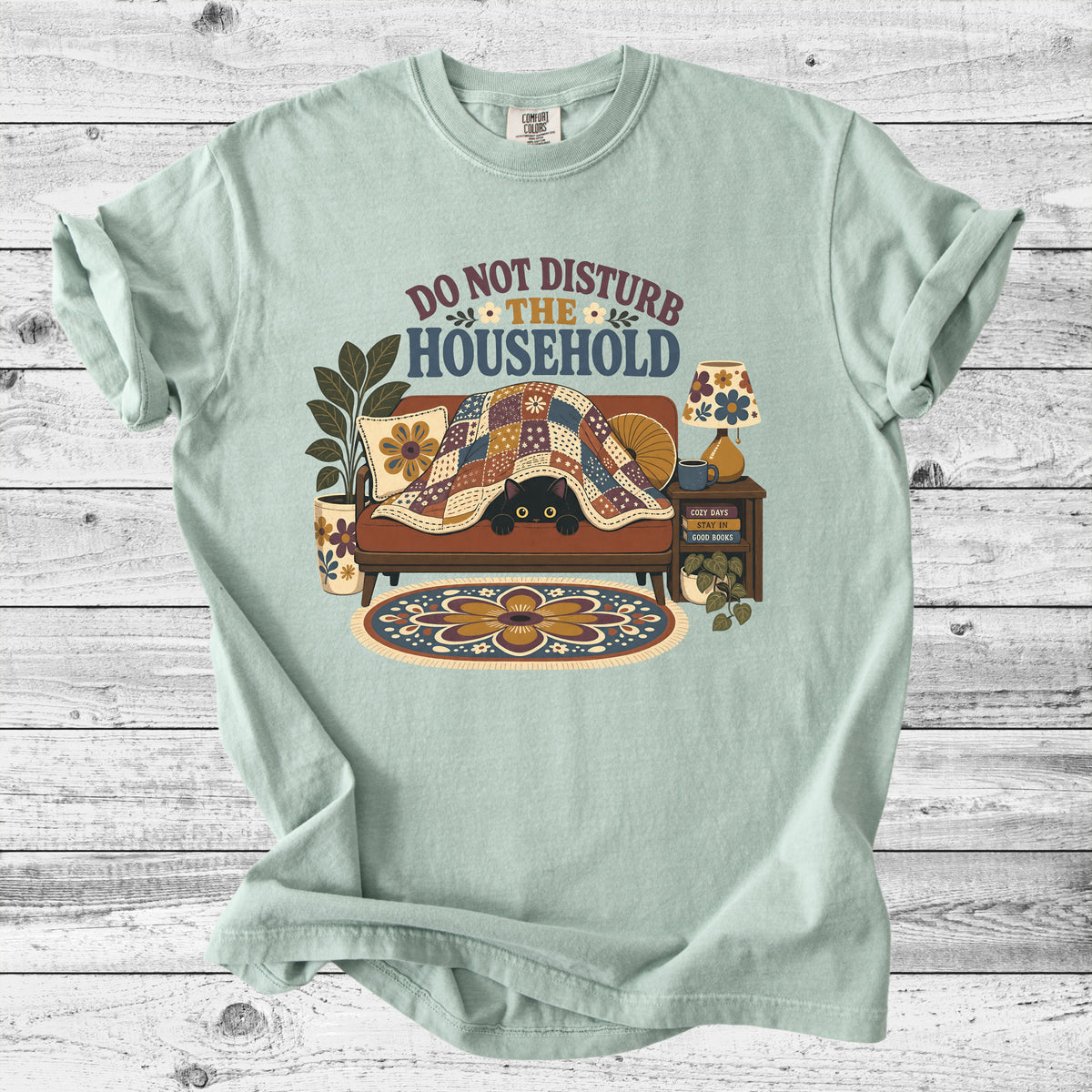 Do Not Disturb The Household T-Shirt | Cozy Cat Lover Gift