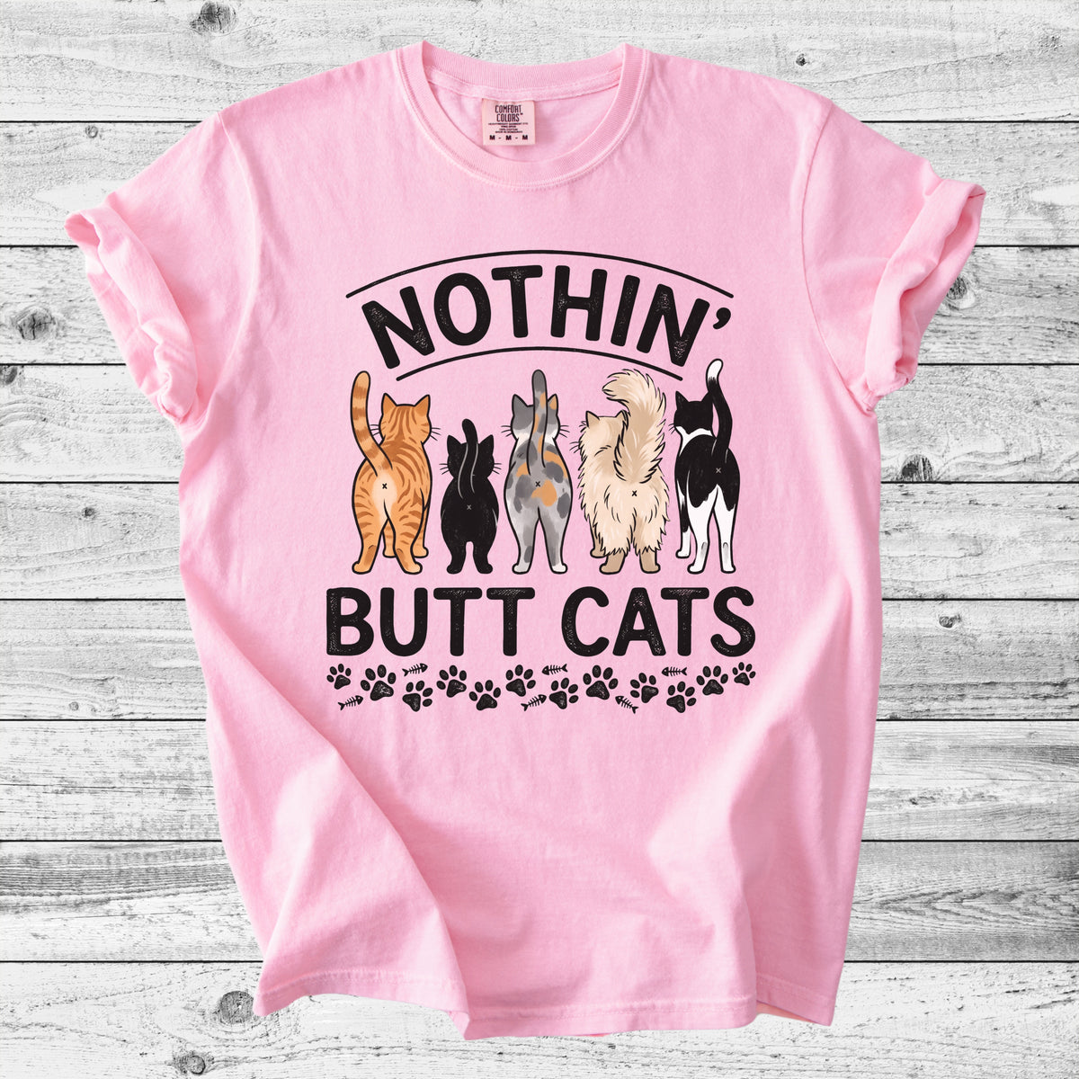 Nothin' Butt Cats T-Shirt | Funny Cat Lover Gift