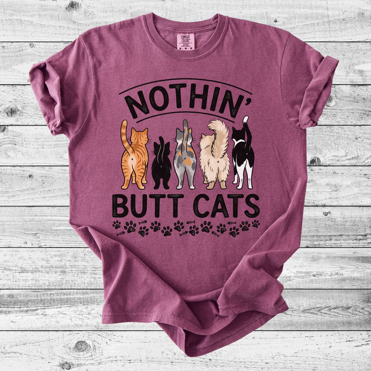 Nothin' Butt Cats T-Shirt | Funny Cat Lover Gift