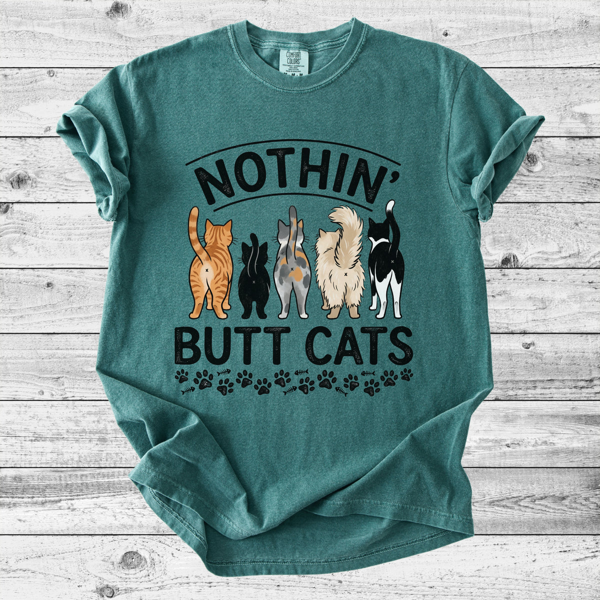 Nothin' Butt Cats T-Shirt | Funny Cat Lover Gift
