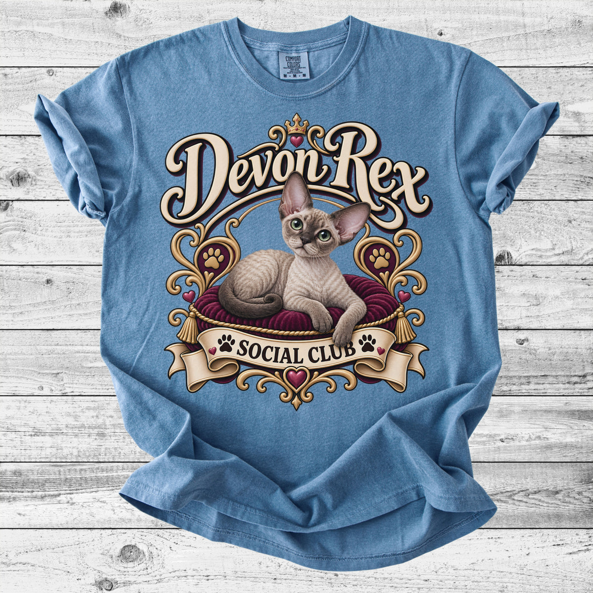 Devon Rex Cat T-Shirt | Cute Devon Rex Mom Gift