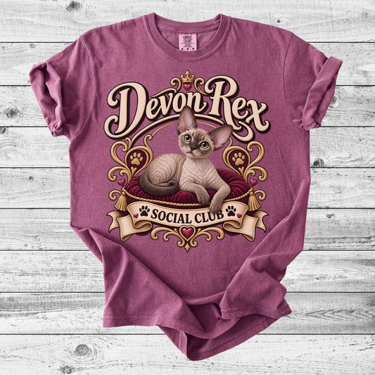 Devon Rex Cat T-Shirt | Cute Devon Rex Mom Gift