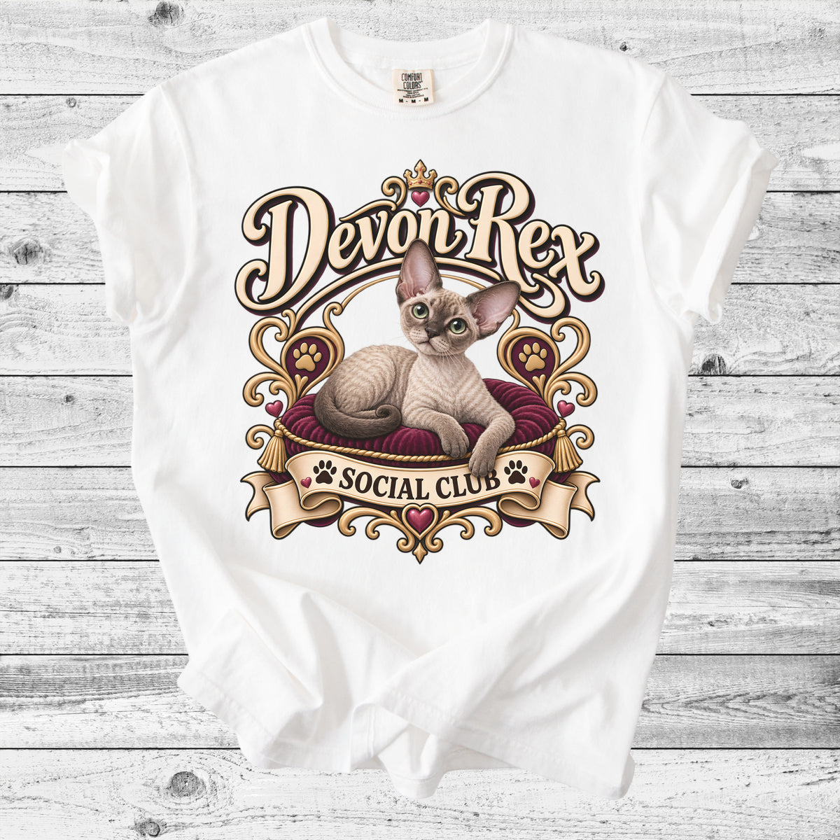 Devon Rex Cat T-Shirt | Cute Devon Rex Mom Gift