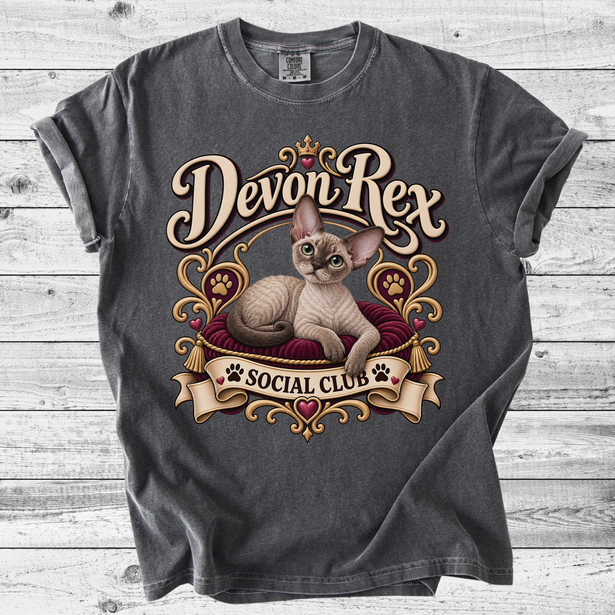 Devon Rex Cat T-Shirt | Cute Devon Rex Mom Gift