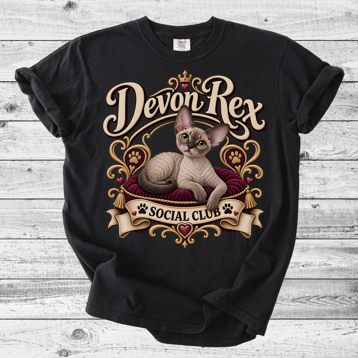 Devon Rex Cat T-Shirt | Cute Devon Rex Mom Gift