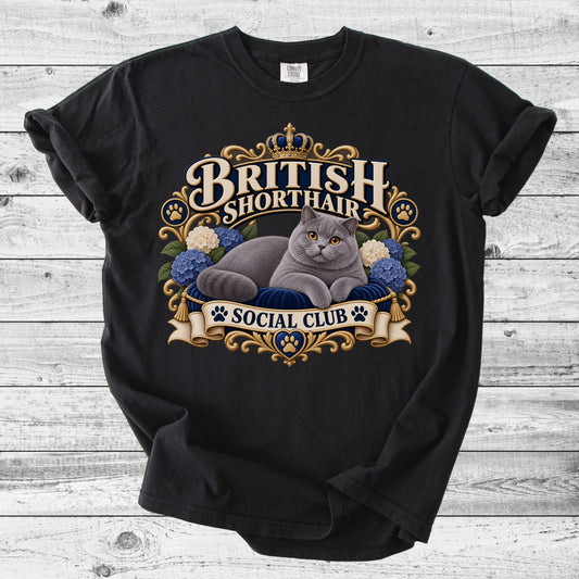 British Shorthair T-Shirt | Cute BSH Cat Mom Gift