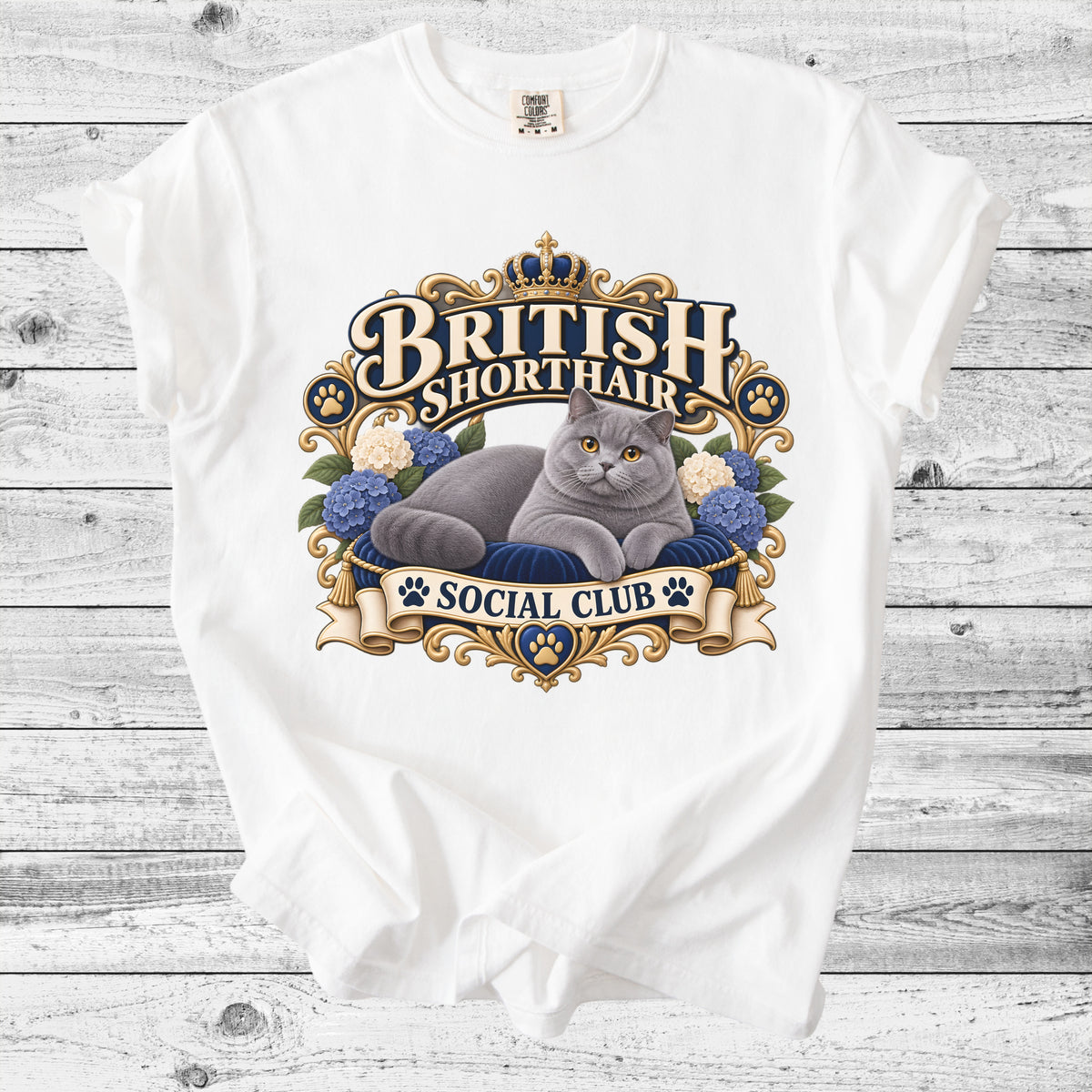 British Shorthair T-Shirt | Cute BSH Cat Mom Gift