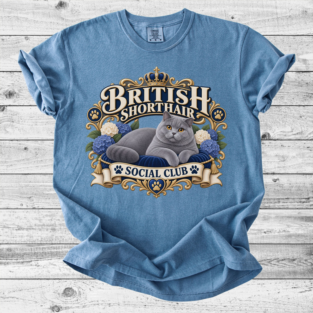 British Shorthair T-Shirt | Cute BSH Cat Mom Gift