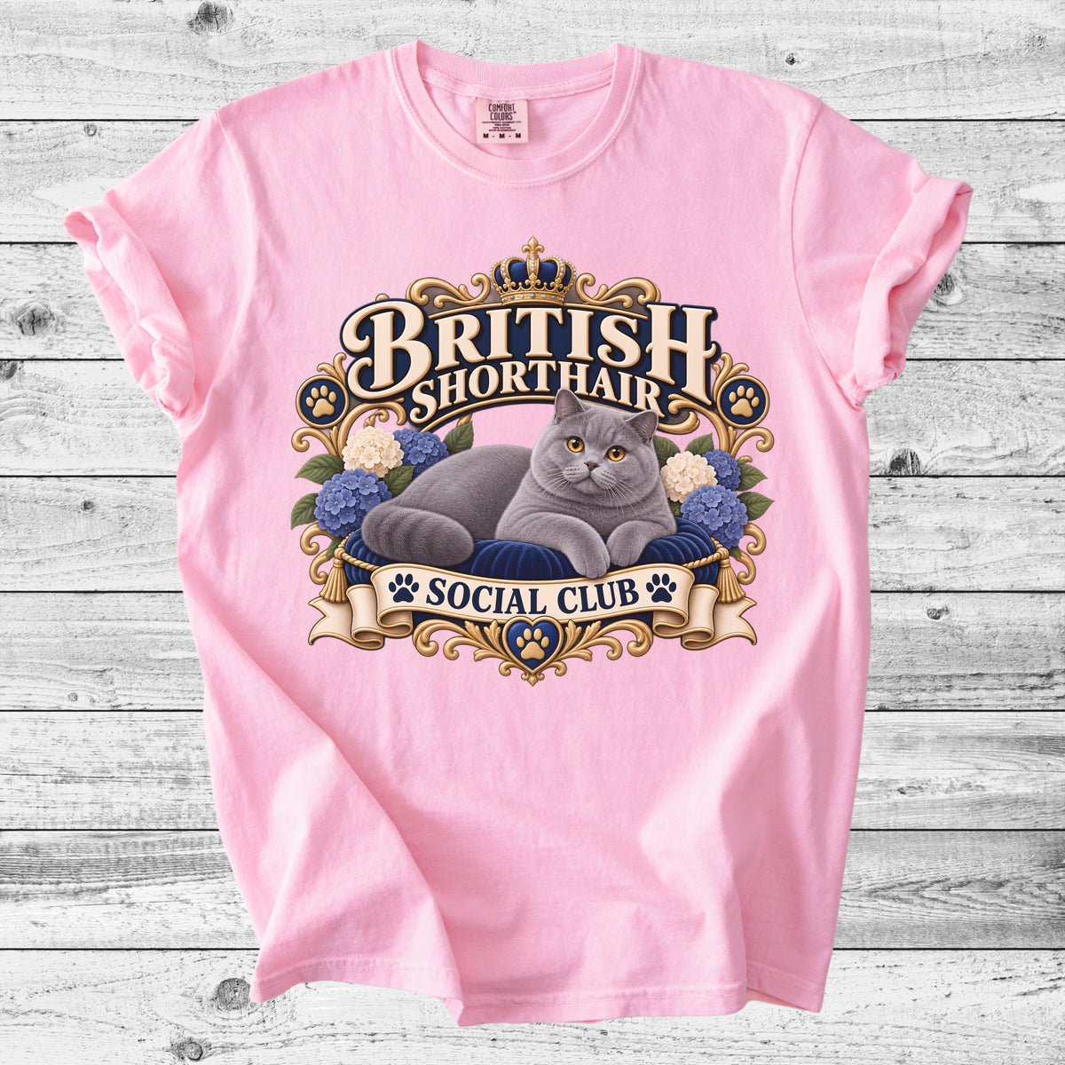 British Shorthair T-Shirt | Cute BSH Cat Mom Gift