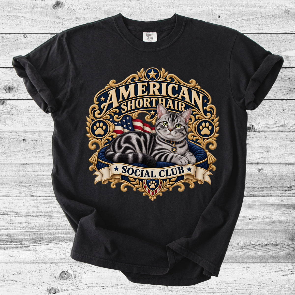 American Shorthair T-Shirt | Cute ASH Cat Mom Gift