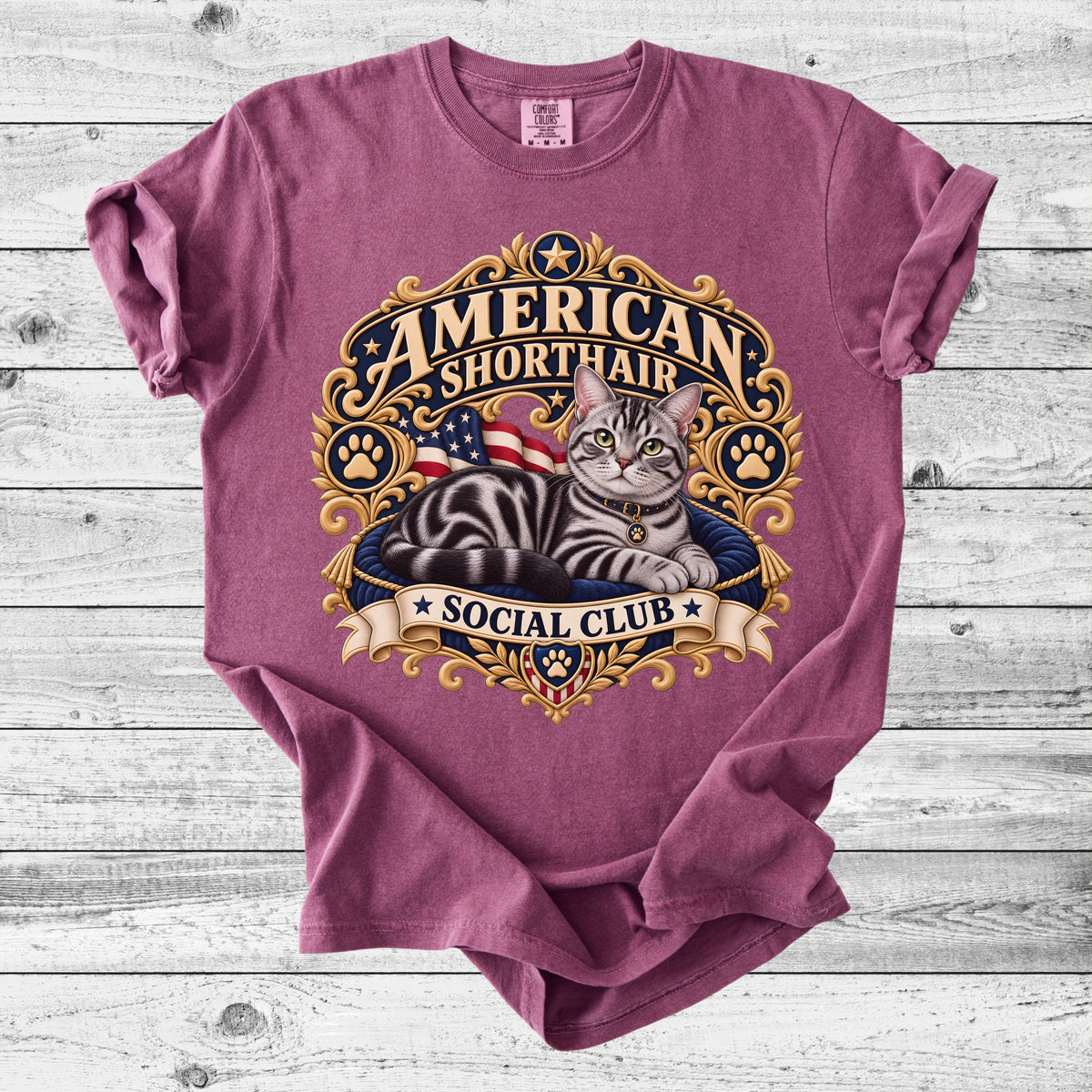 American Shorthair T-Shirt | Cute ASH Cat Mom Gift