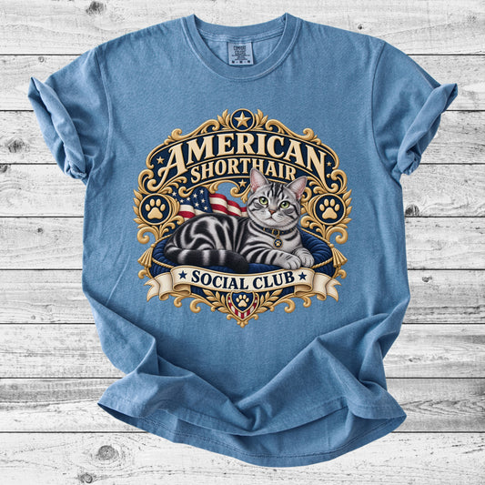 American Shorthair T-Shirt | Cute ASH Cat Mom Gift