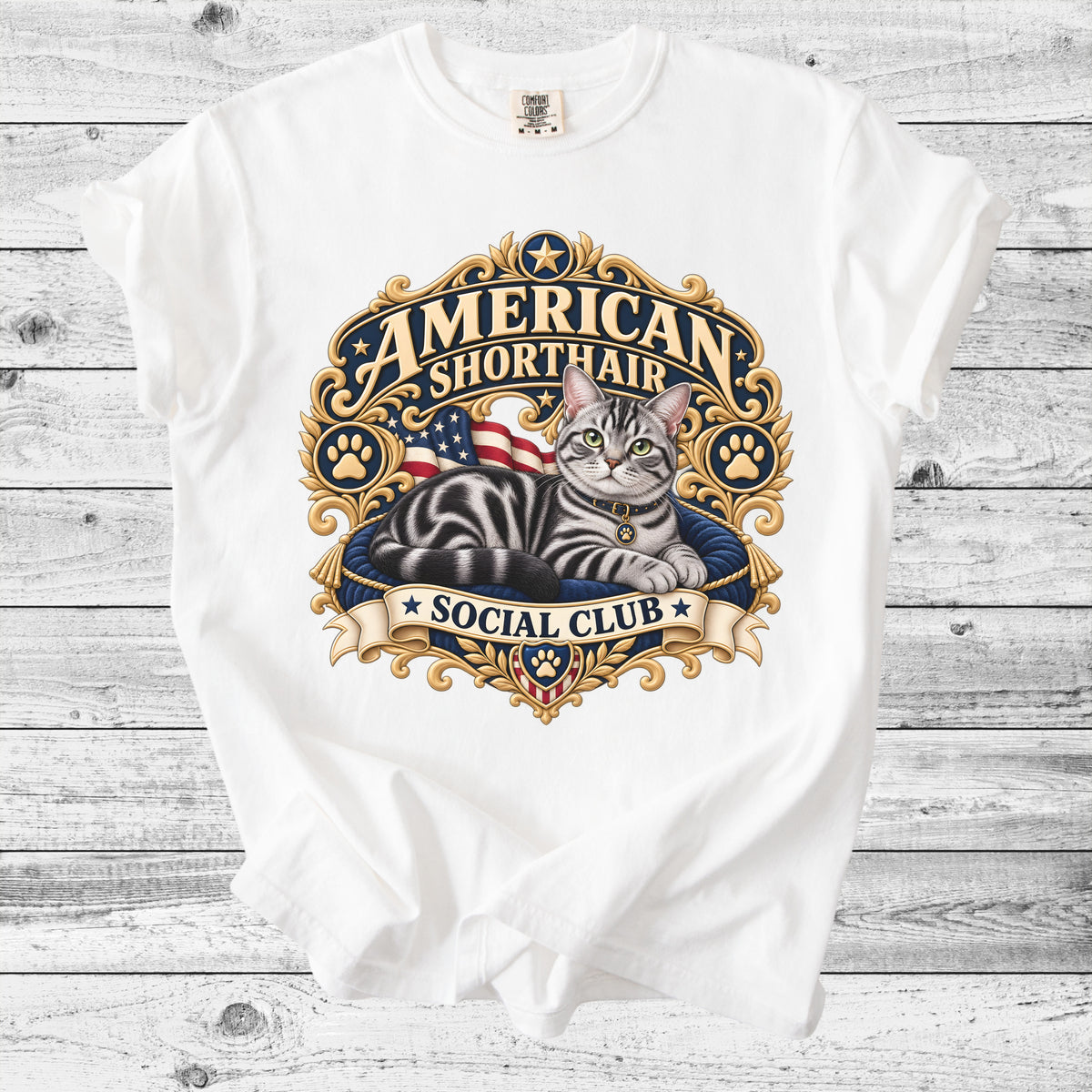 American Shorthair T-Shirt | Cute ASH Cat Mom Gift