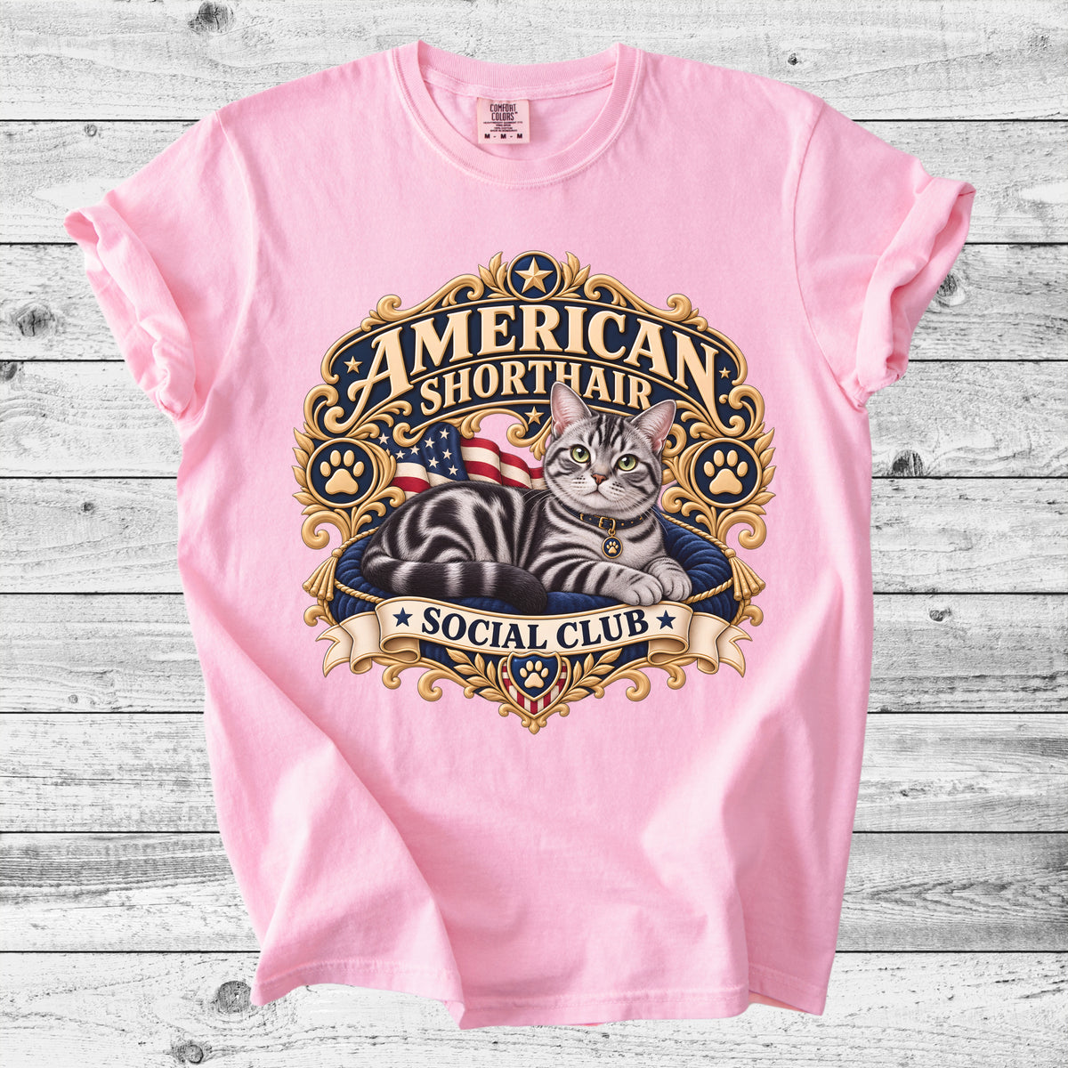 American Shorthair T-Shirt | Cute ASH Cat Mom Gift