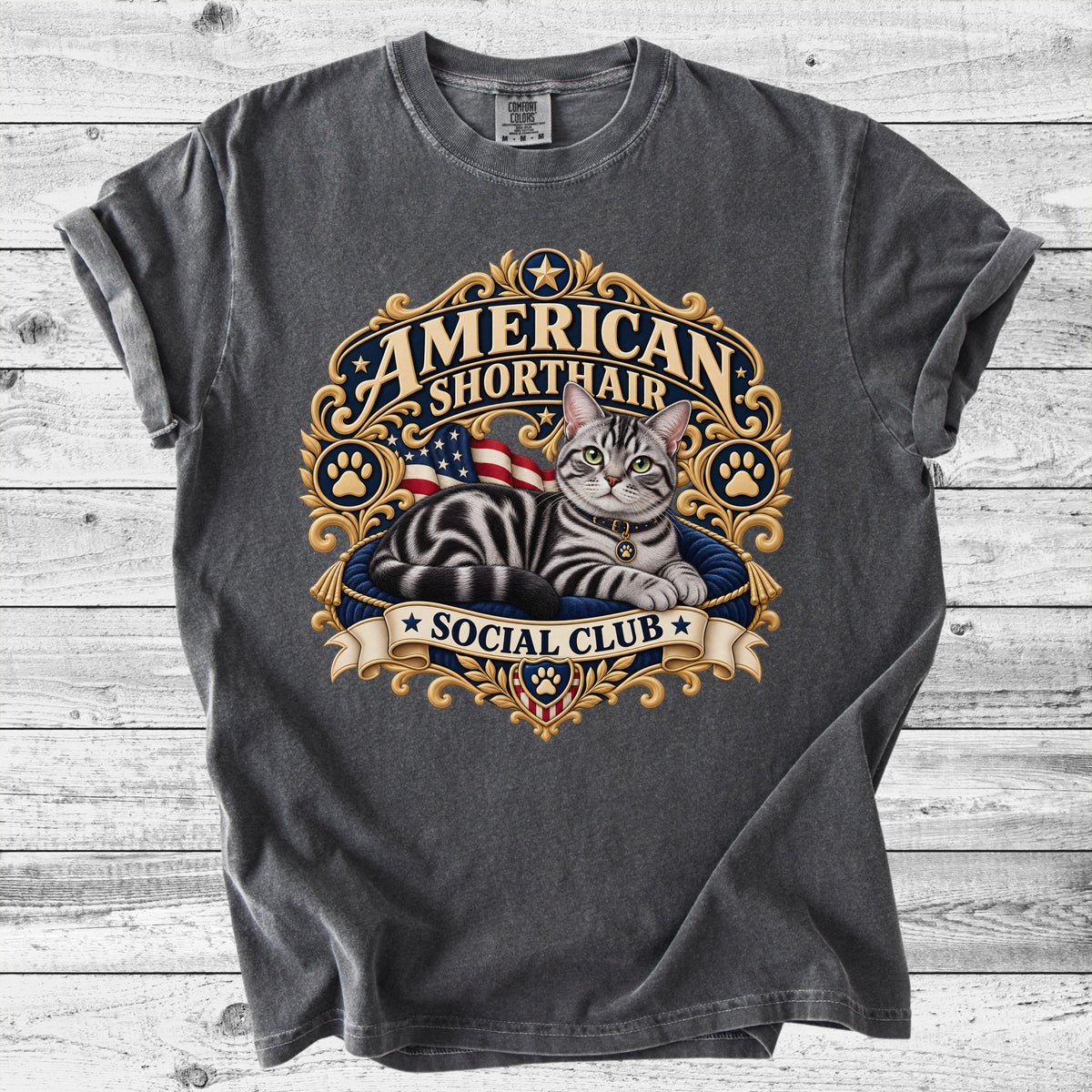 American Shorthair T-Shirt | Cute ASH Cat Mom Gift