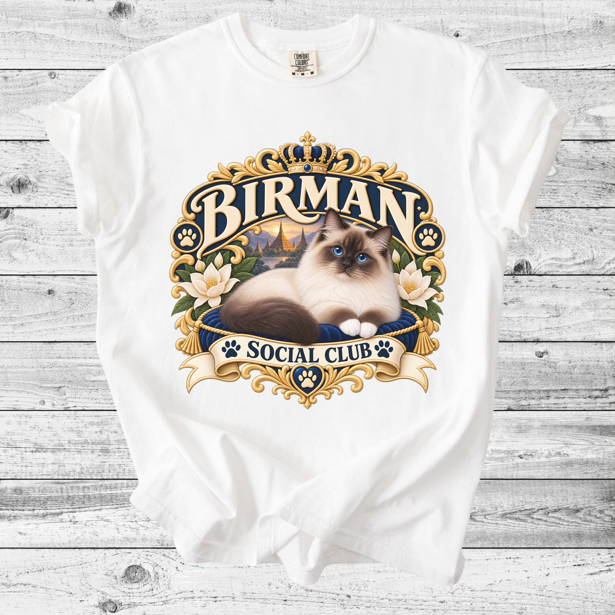 Birman Cat T-Shirt | Cute Birman Cat Mom Gift