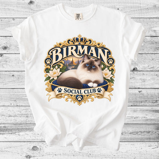Birman Cat T-Shirt | Cute Birman Cat Mom Gift