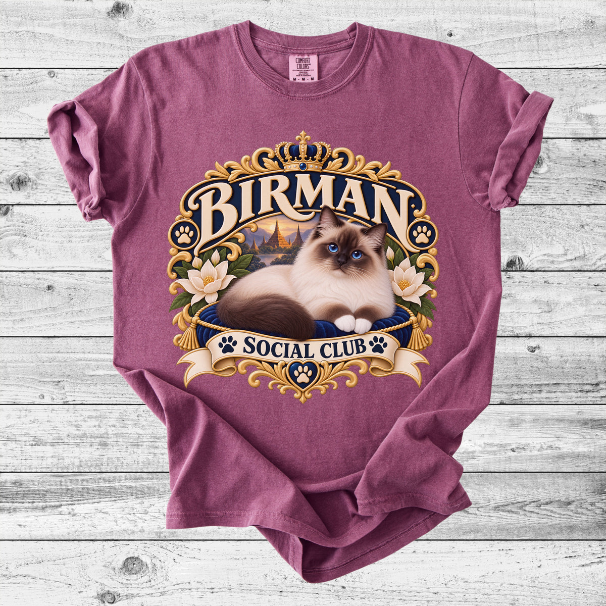 Birman Cat T-Shirt | Cute Birman Cat Mom Gift