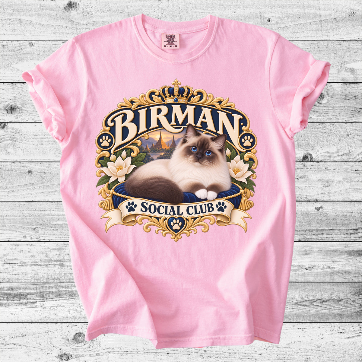 Birman Cat T-Shirt | Cute Birman Cat Mom Gift