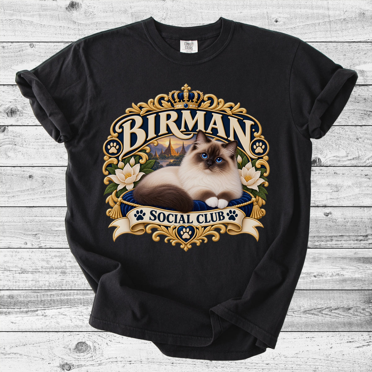 Birman Cat T-Shirt | Cute Birman Cat Mom Gift