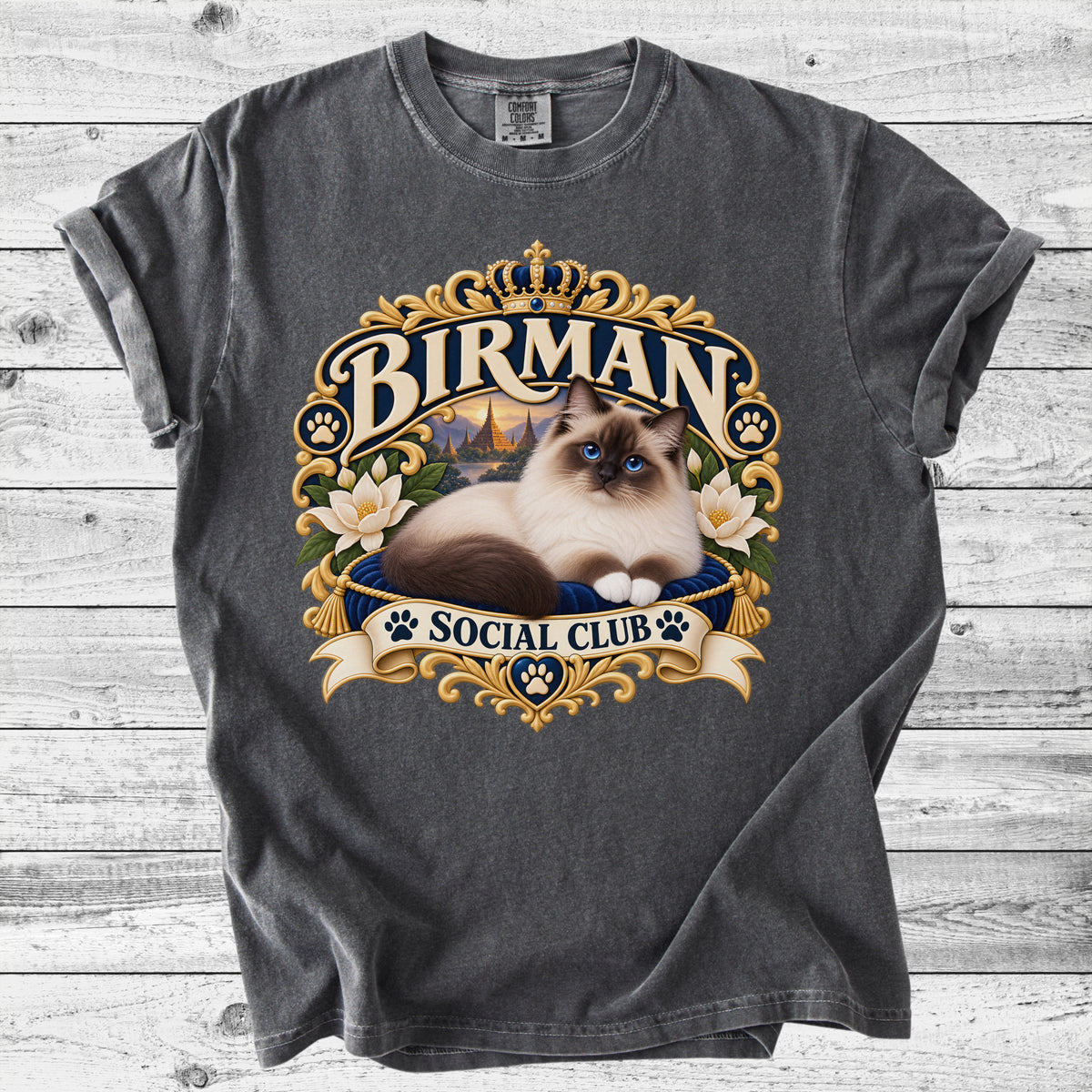 Birman Cat T-Shirt | Cute Birman Cat Mom Gift