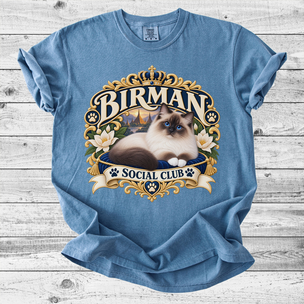 Birman Cat T-Shirt | Cute Birman Cat Mom Gift