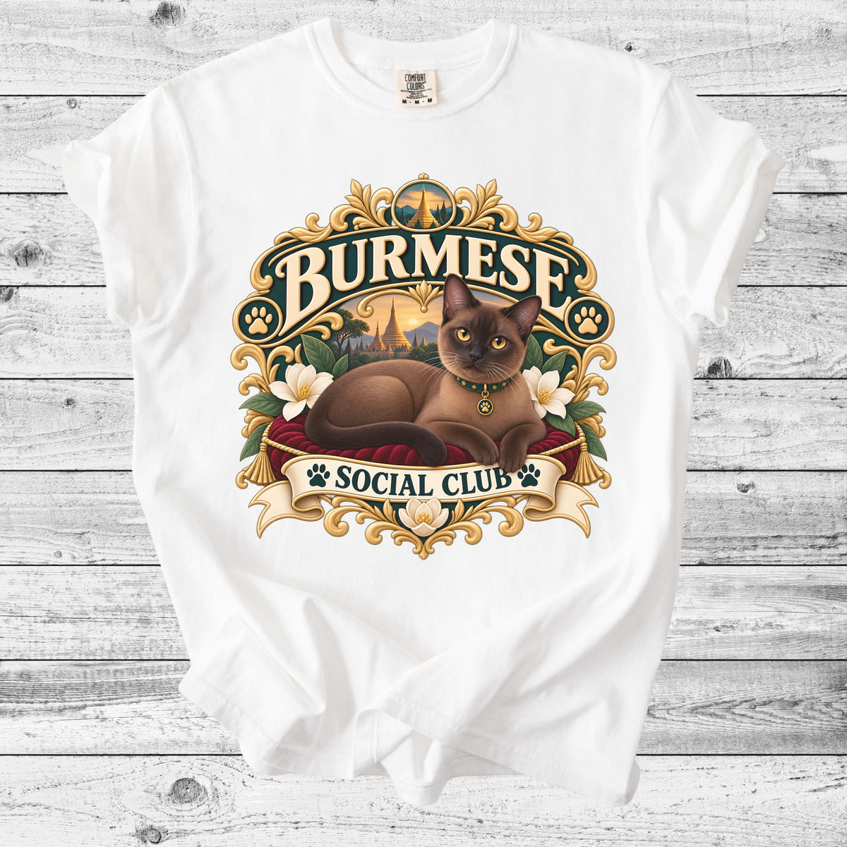 Burmese Cat T-Shirt | Cute Burmese Cat Mom Gift