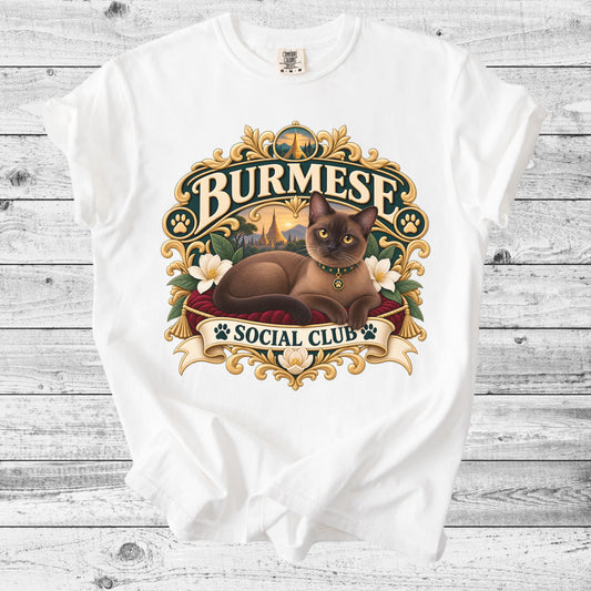 Burmese Cat T-Shirt | Cute Burmese Cat Mom Gift