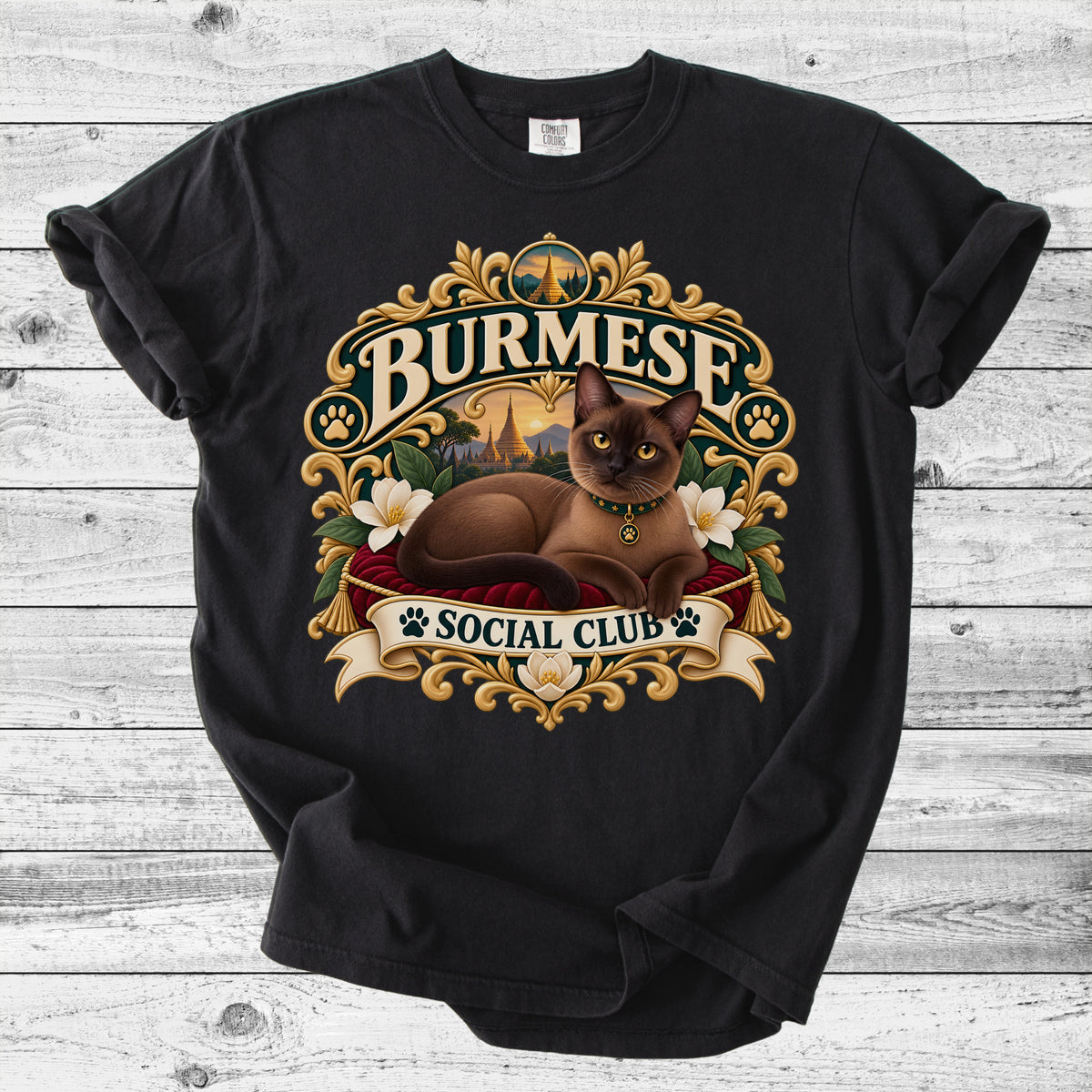 Burmese Cat T-Shirt | Cute Burmese Cat Mom Gift