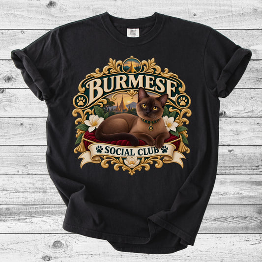 Burmese Cat T-Shirt | Cute Burmese Cat Mom Gift