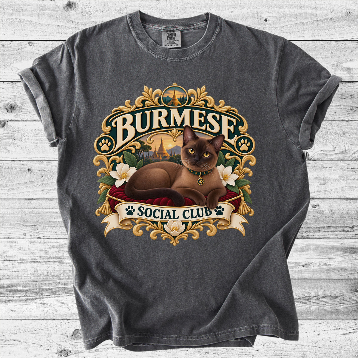 Burmese Cat T-Shirt | Cute Burmese Cat Mom Gift