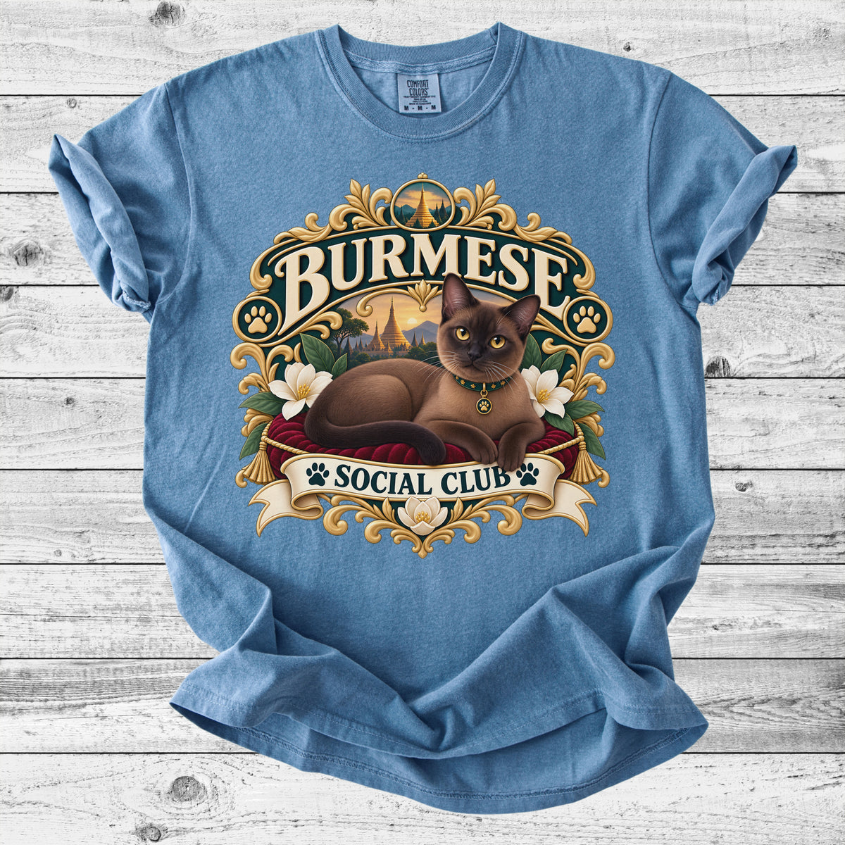 Burmese Cat T-Shirt | Cute Burmese Cat Mom Gift