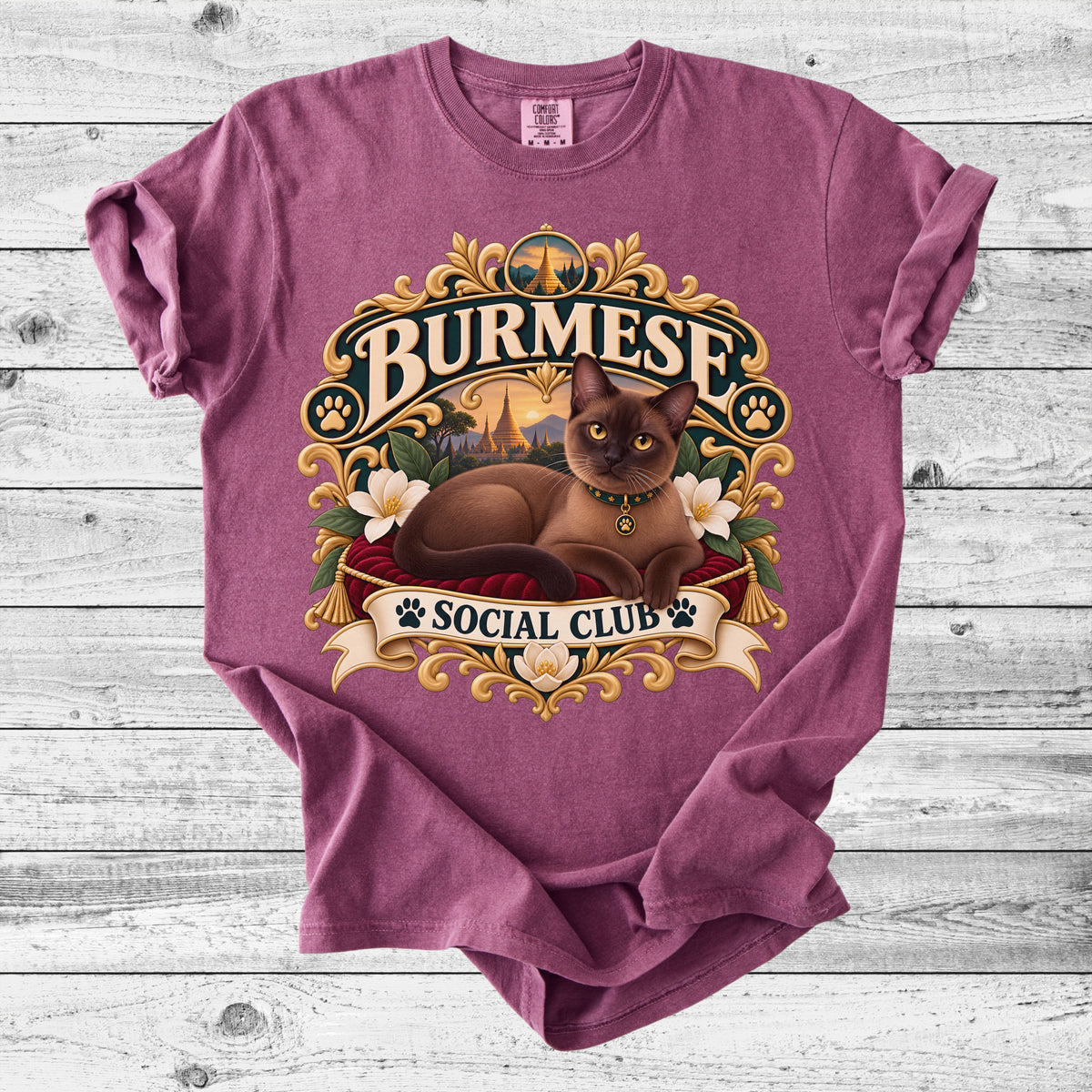 Burmese Cat T-Shirt | Cute Burmese Cat Mom Gift